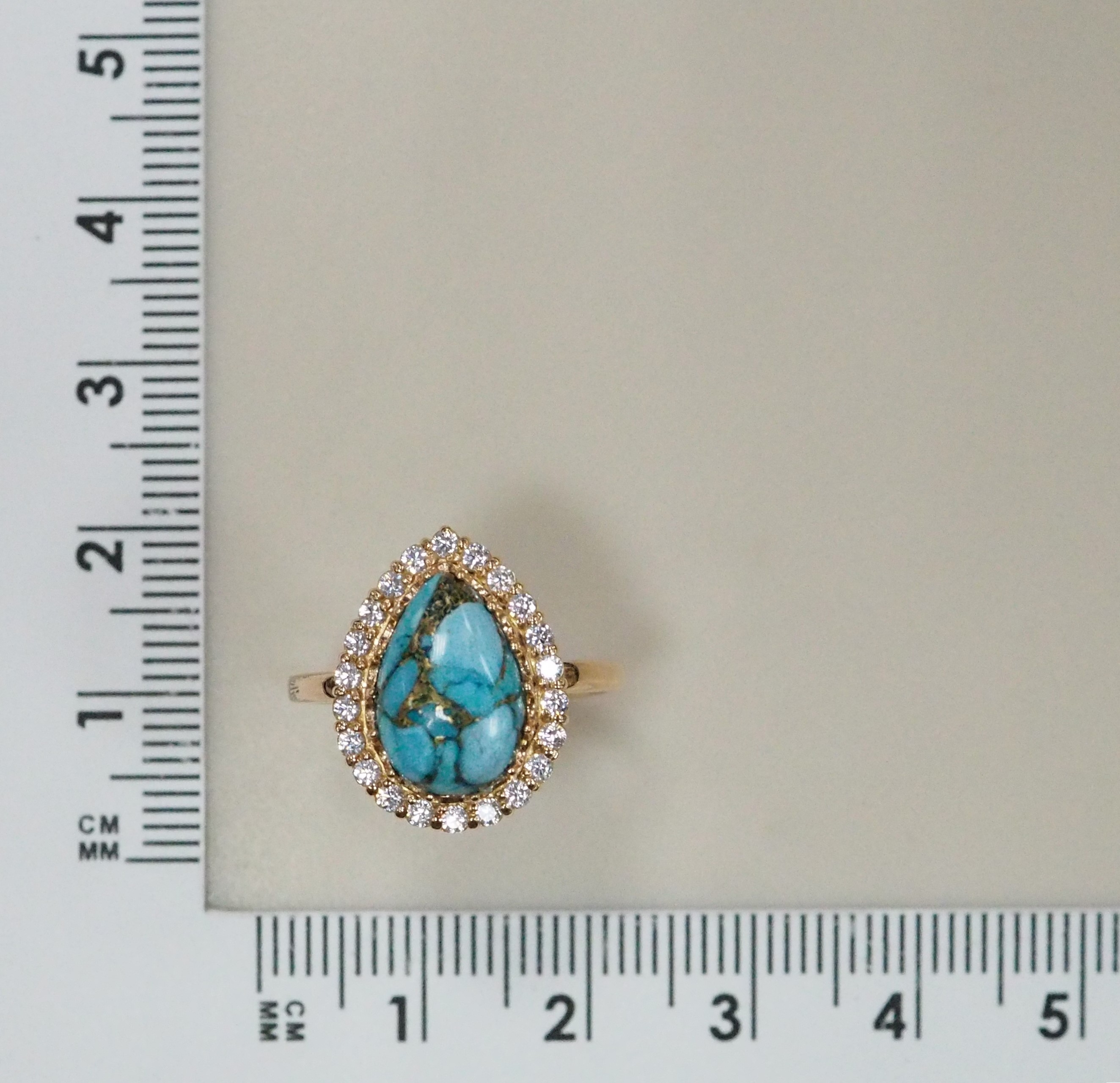 Серебряное кольцо с бирюзой